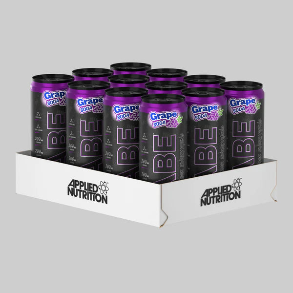 ABE ENERGY & PERFORMANCE PRE WORKOUT CANS grape soda drink