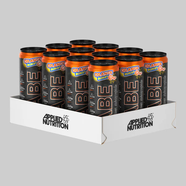 ABE ENERGY & PERFORMANCE PRE WORKOUT CANS drink orange burst