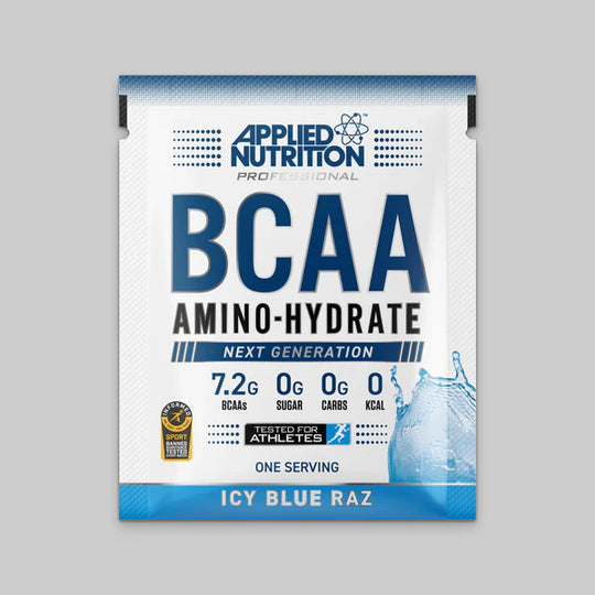 BCAA AMINO HYDRATE SAMPLE SACHET icy blue raz