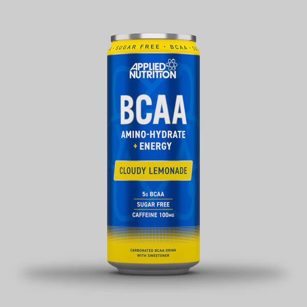 BCAA ENERGY DRINK CANS 330ML (6 PACK) cloudy lemonade