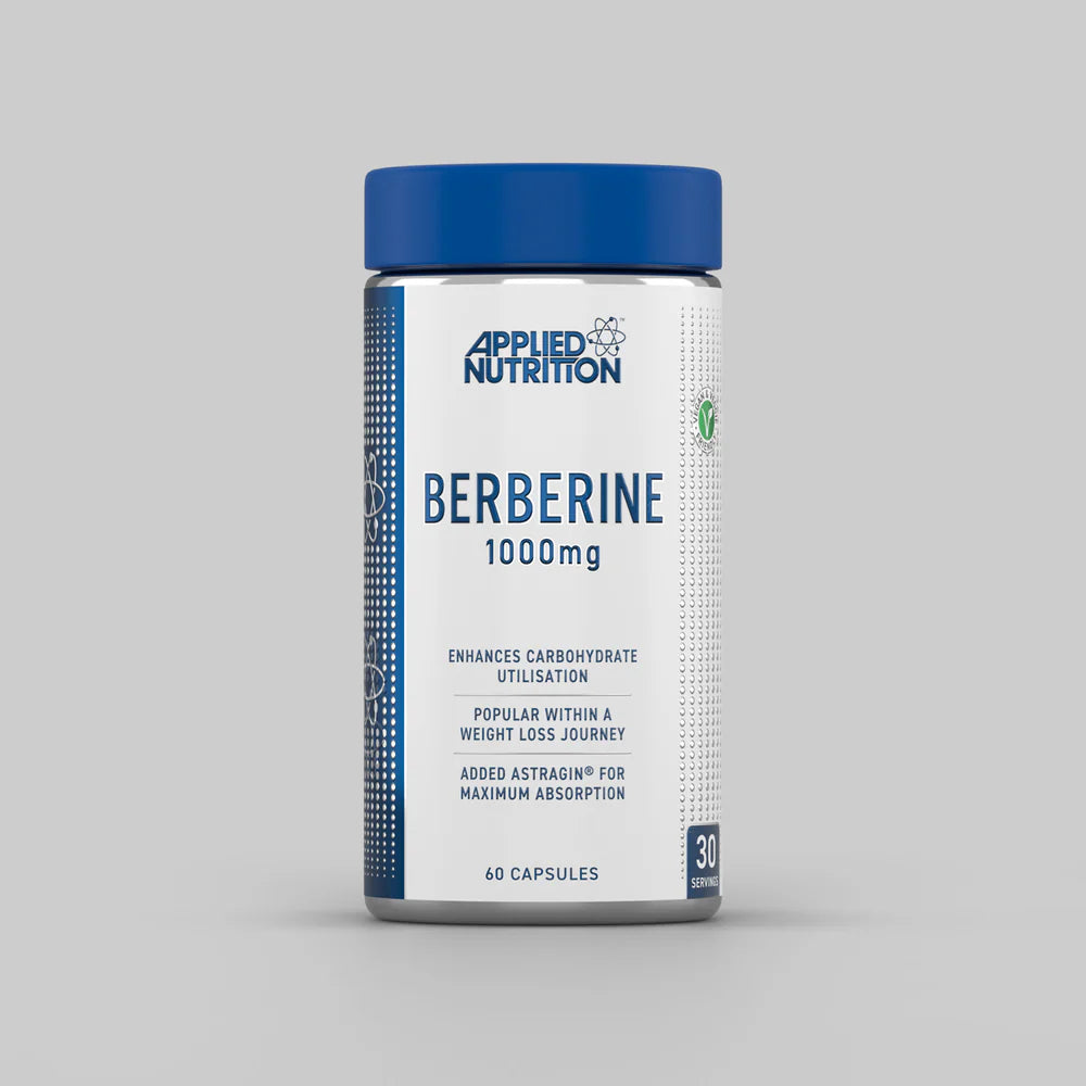 Berberine 1000mg applied nutrition Supplement 60 capsules, weightloss pills