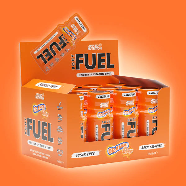 BODYFUEL™ 60ML ENERGY SHOTS PACK OF 12 orange