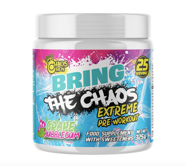 Chaos Crew Bring The Chaos Extreme Pre-Workout V3 grape bubblegum