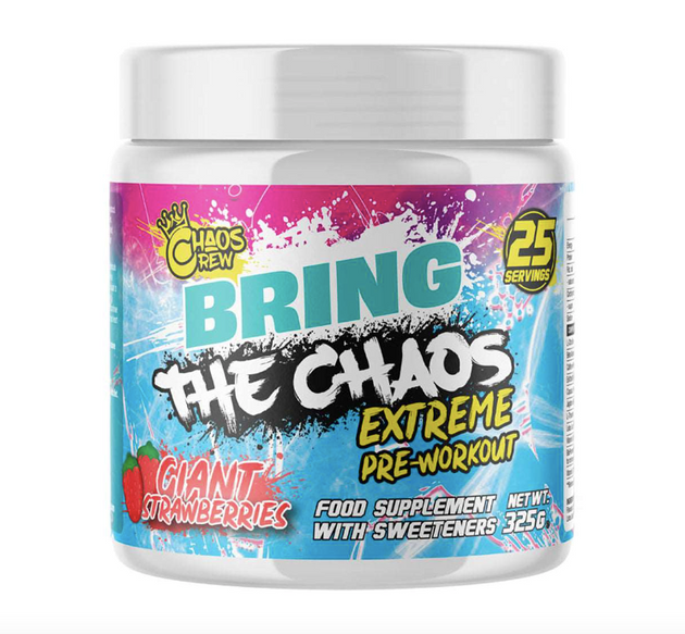 Chaos Crew Bring The Chaos Extreme Pre-Workout V3 giant strawberry