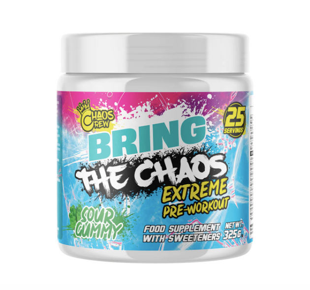 Chaos Crew Bring The Chaos Extreme Pre-Workout V3 sour gummy