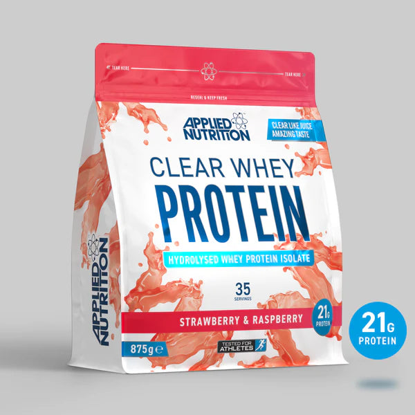 CLEAR WHEY PROTEIN 875G strawberry raspberry