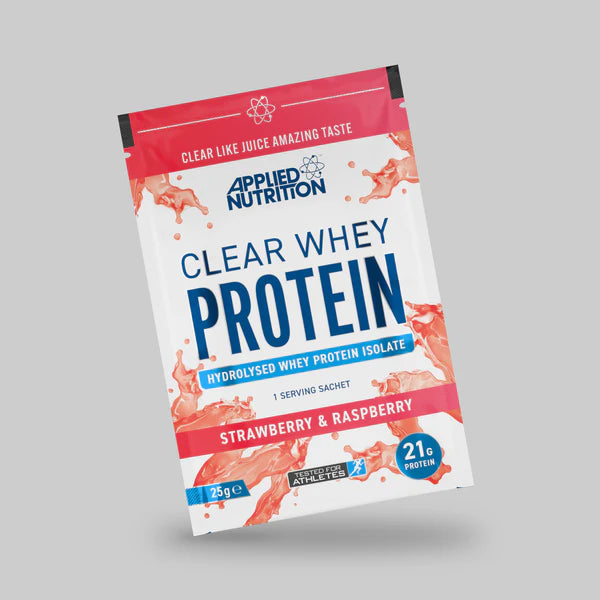 CLEAR WHEY SAMPLE SACHET strawberry raspberry