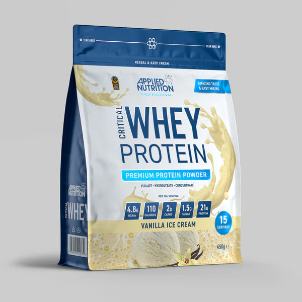 CRITICAL WHEY PROTEIN 450g APPLIED NUTRITION vanilla ice cream