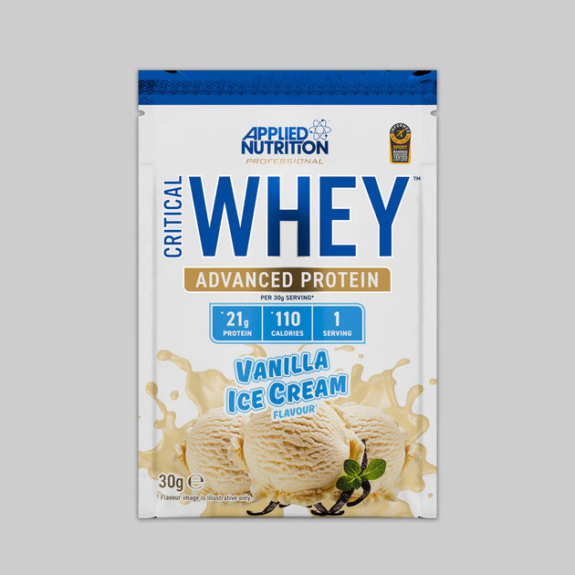 CRITICAL WHEY SAMPLE SACHETS 30G vanilla ice cream