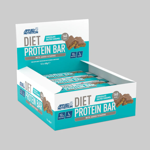 DIET PROTEIN BAR 45g by Applied Nutrition salted carmel chocolate