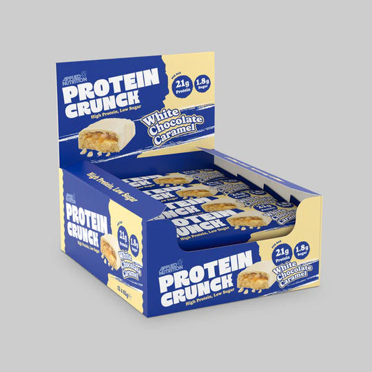 CRUNCH PROTEIN BAR by Applied Nutrition white chocolate caramel