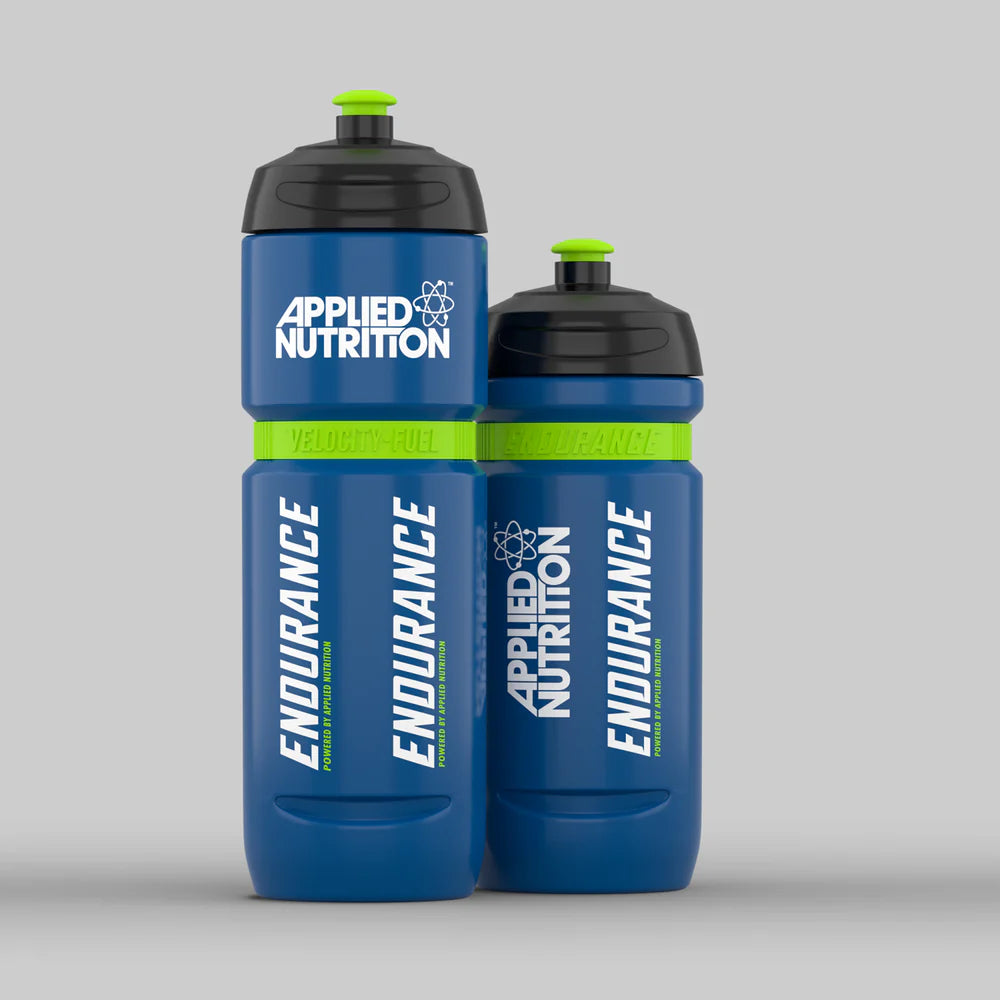 BLUE ENDURANCE BOTTLE Applied Nutrition large and small