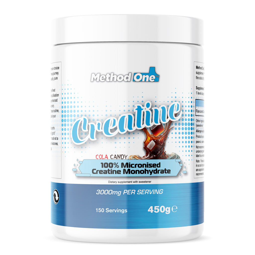 CREATINE MONOHYDRATE Method One, cola candy flavour, Creatine Powder supplement enhance athletic performance, increase muscle strength, support muscle growth sports supplement